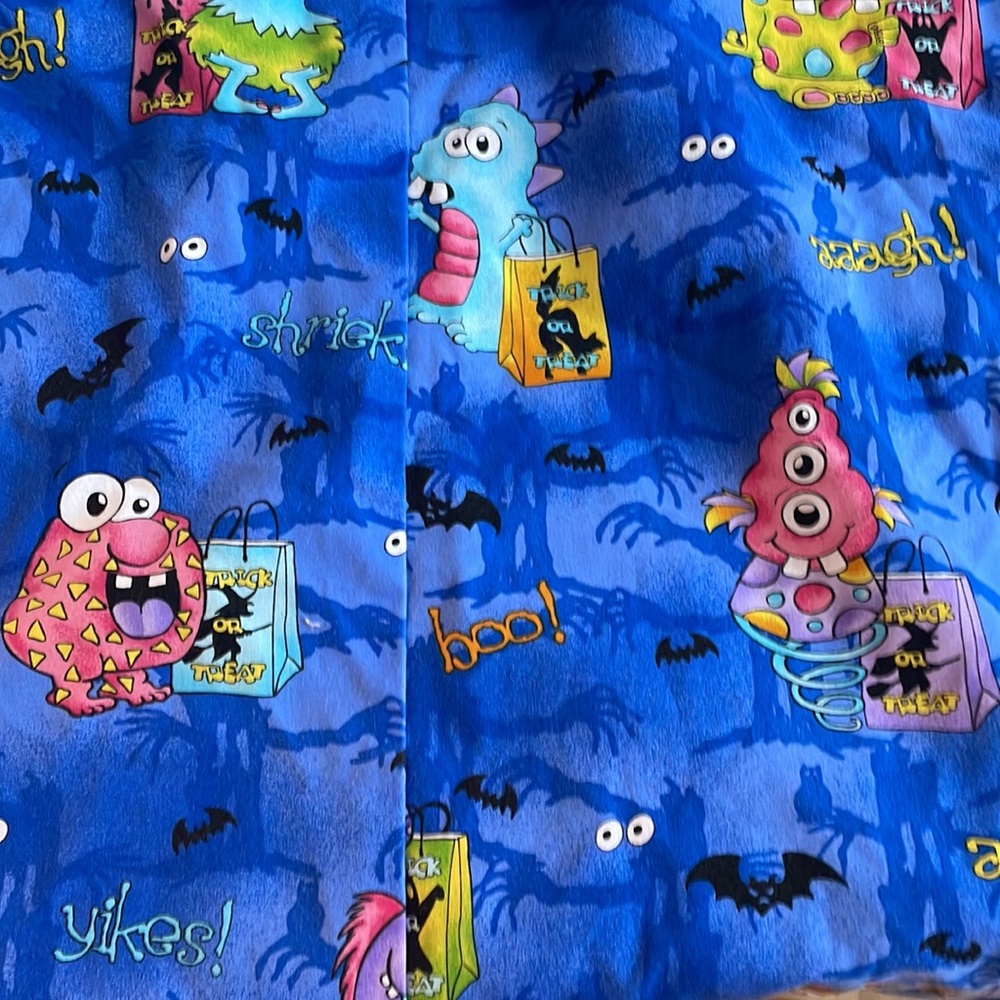 SB Scrubs Halloween scrub top